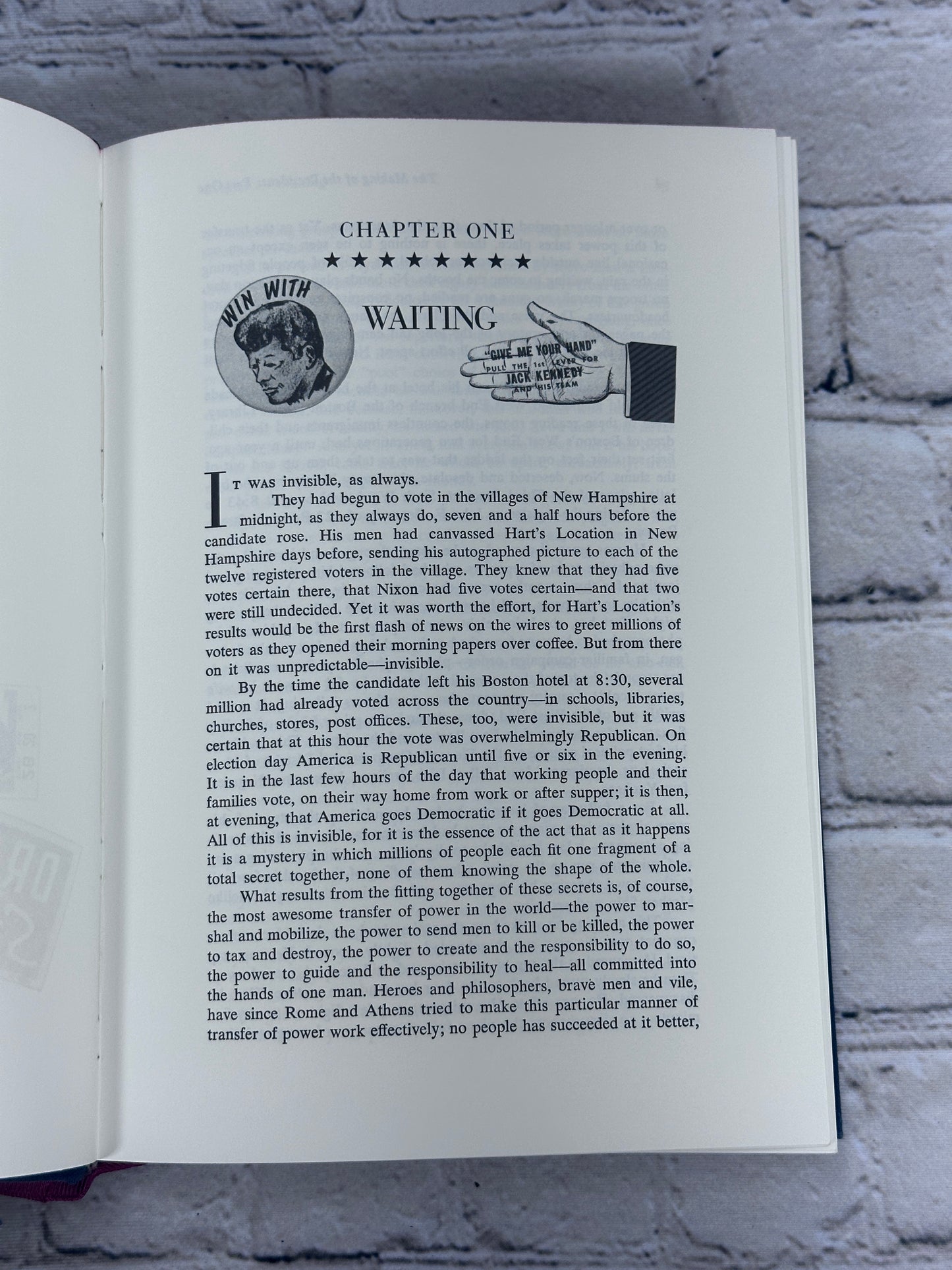 The Making of the President by Theodore H. White [Book of the Month · 1960]