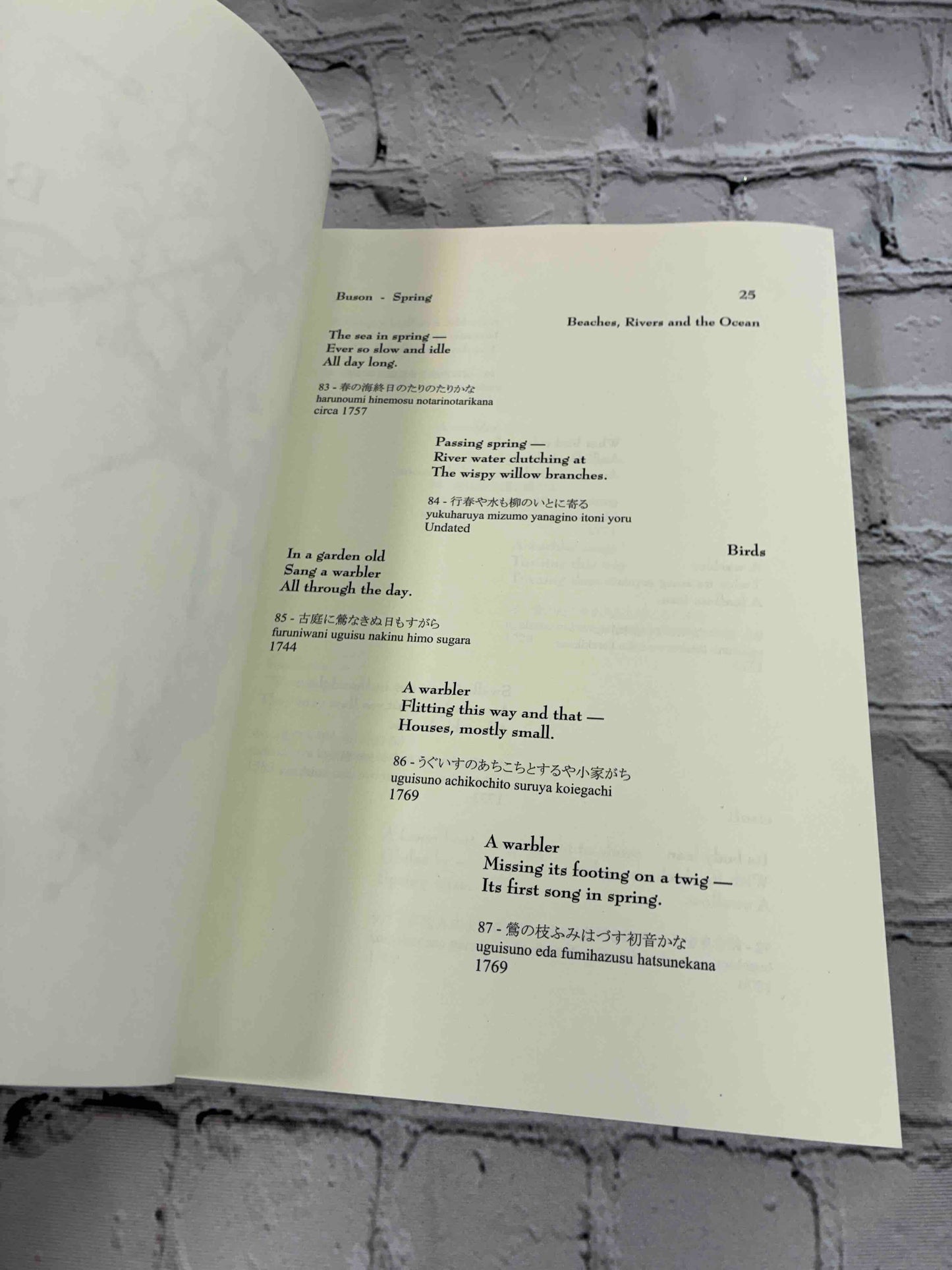 1020 Haiku in Translation: The Heart of Basho, Buson and Issa