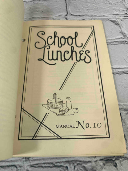 Manual of Cookery Series Leaflets No. 1-13 (missing no. 9)