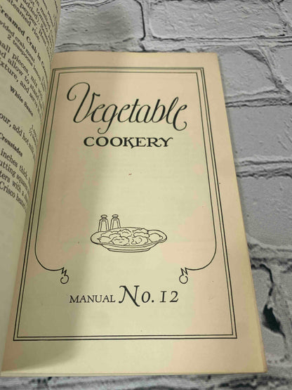 Manual of Cookery Series Leaflets No. 1-13 (missing no. 9)