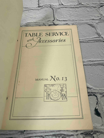 Manual of Cookery Series Leaflets No. 1-13 (missing no. 9)