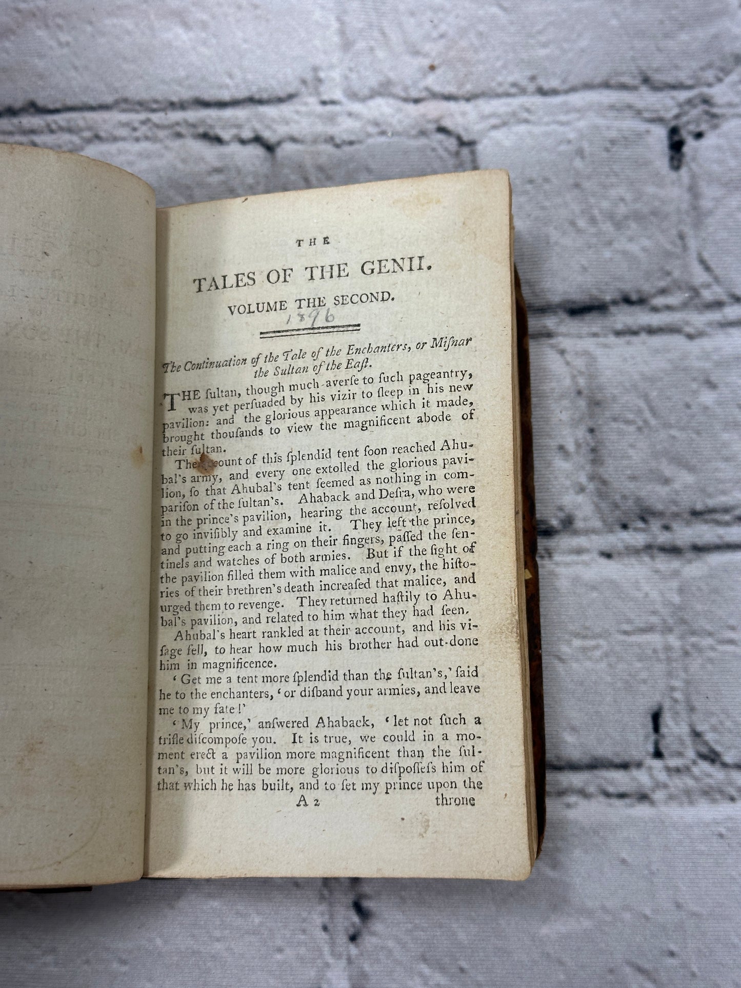 Tales of the Genii (Vol. 2) trans. by Charles Morell [Cooke's Pocket Ed. · 1800]