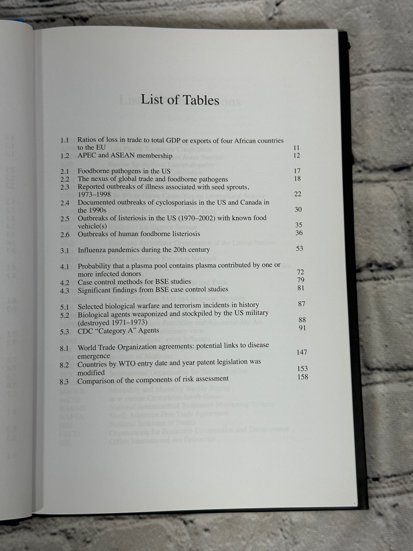 Risky Trade: Infectious Disease in the Era of Global Trade by Ann Kimball [2006]