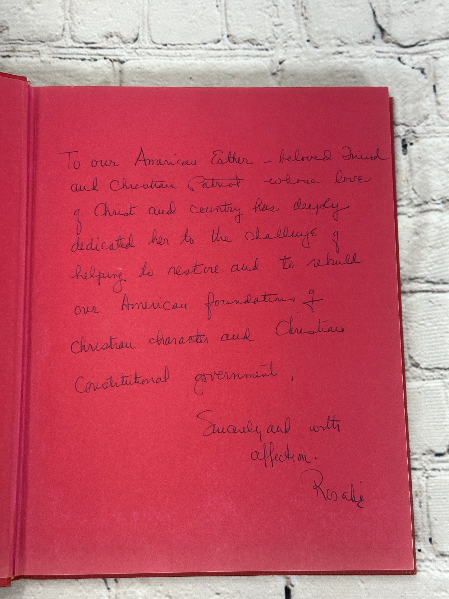 Christian History of The Constitution & Teaching and Learning America's Christian History, Verna Hall & Rosalie J Slater [Lot of 2 · Signed]