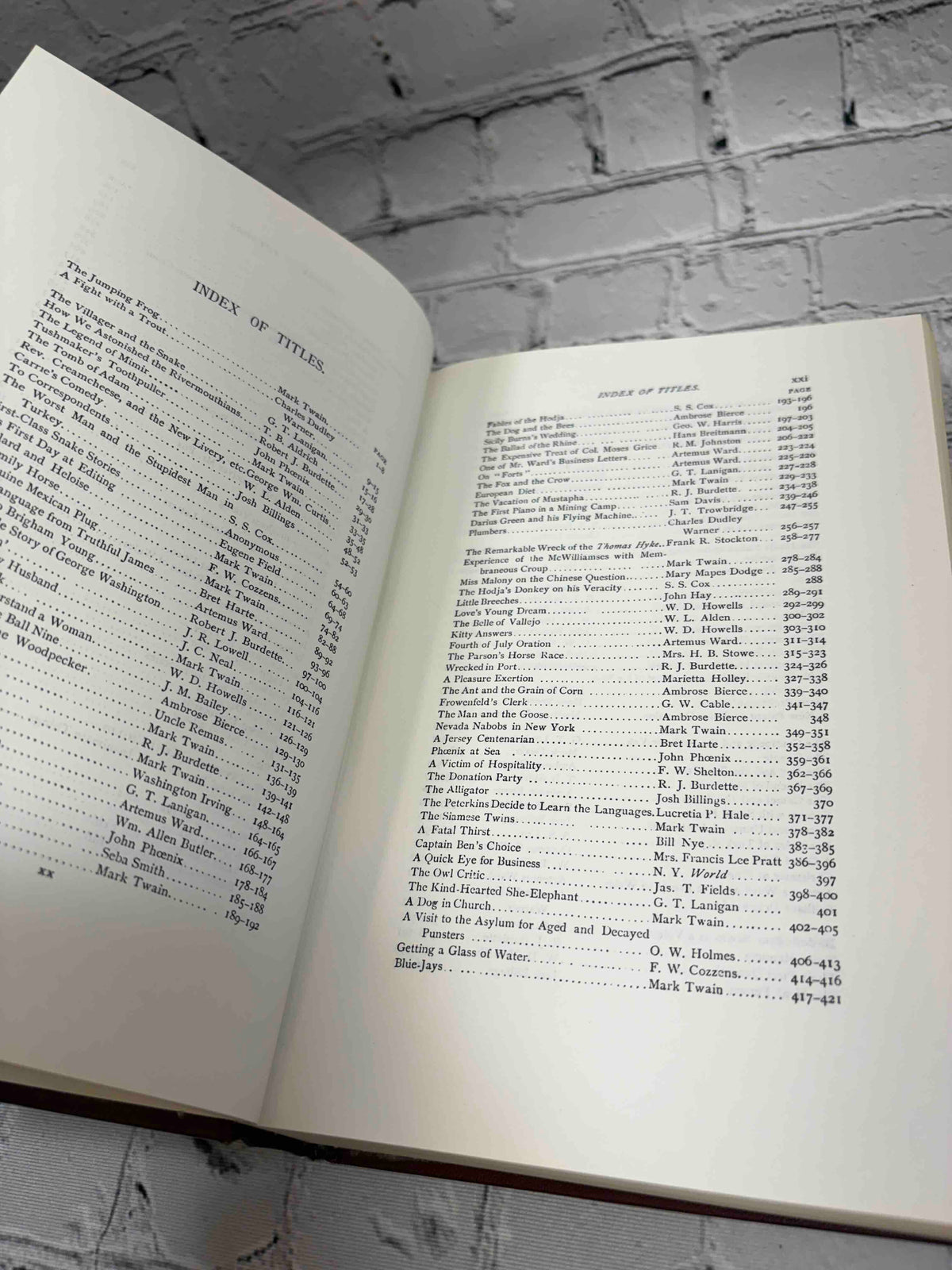 Mark Twain's Library of Humor