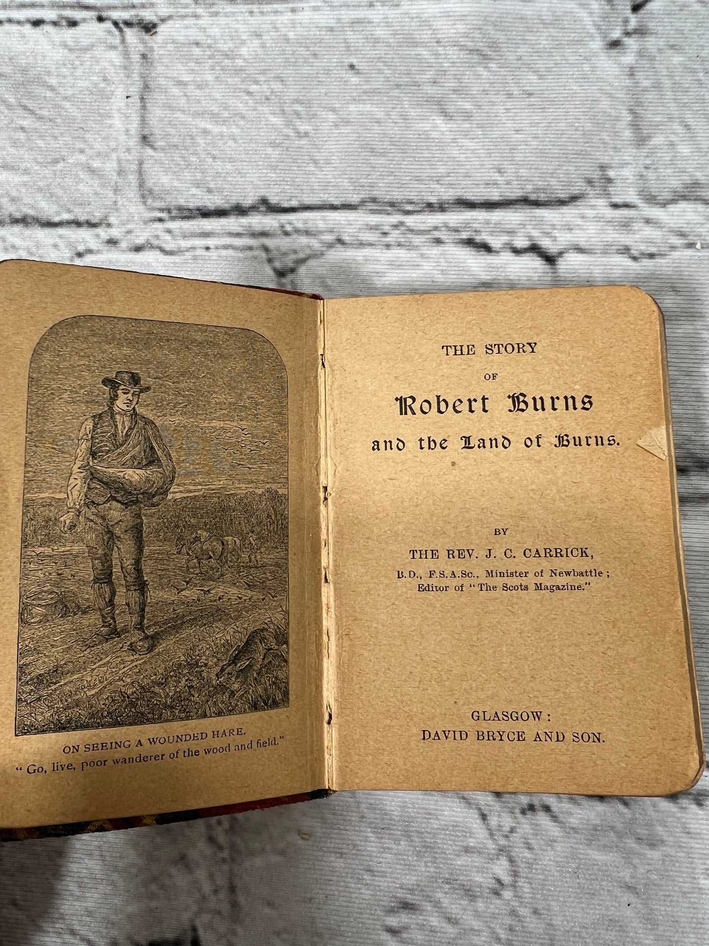 The Story of Robert Burns and the Land of Burns By Rev. J. C. Carrick [1907]