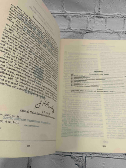Tank Vessel Regulations CG 123 (July 1, 1949)