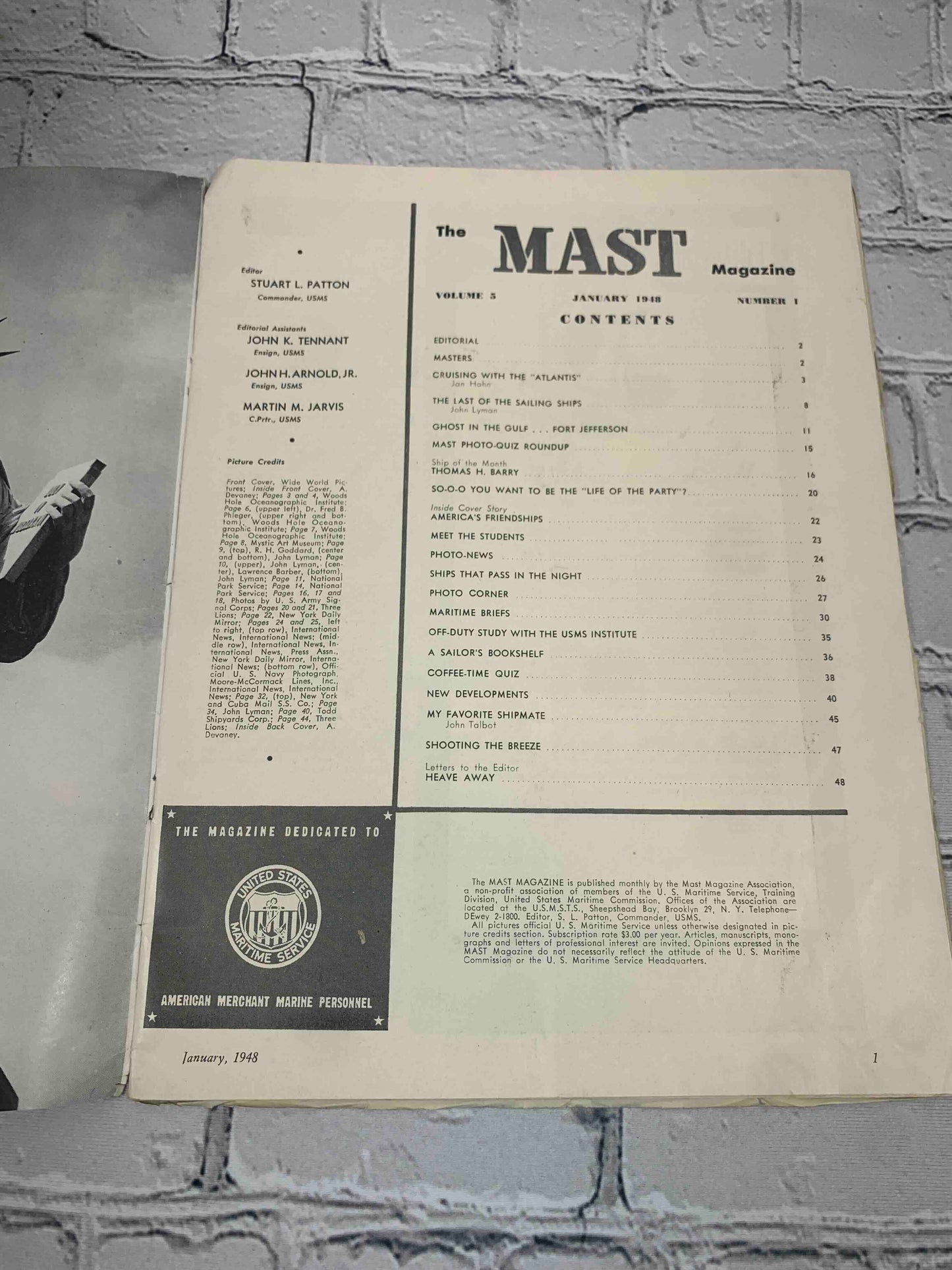 The Mast Magazine (January 1948)