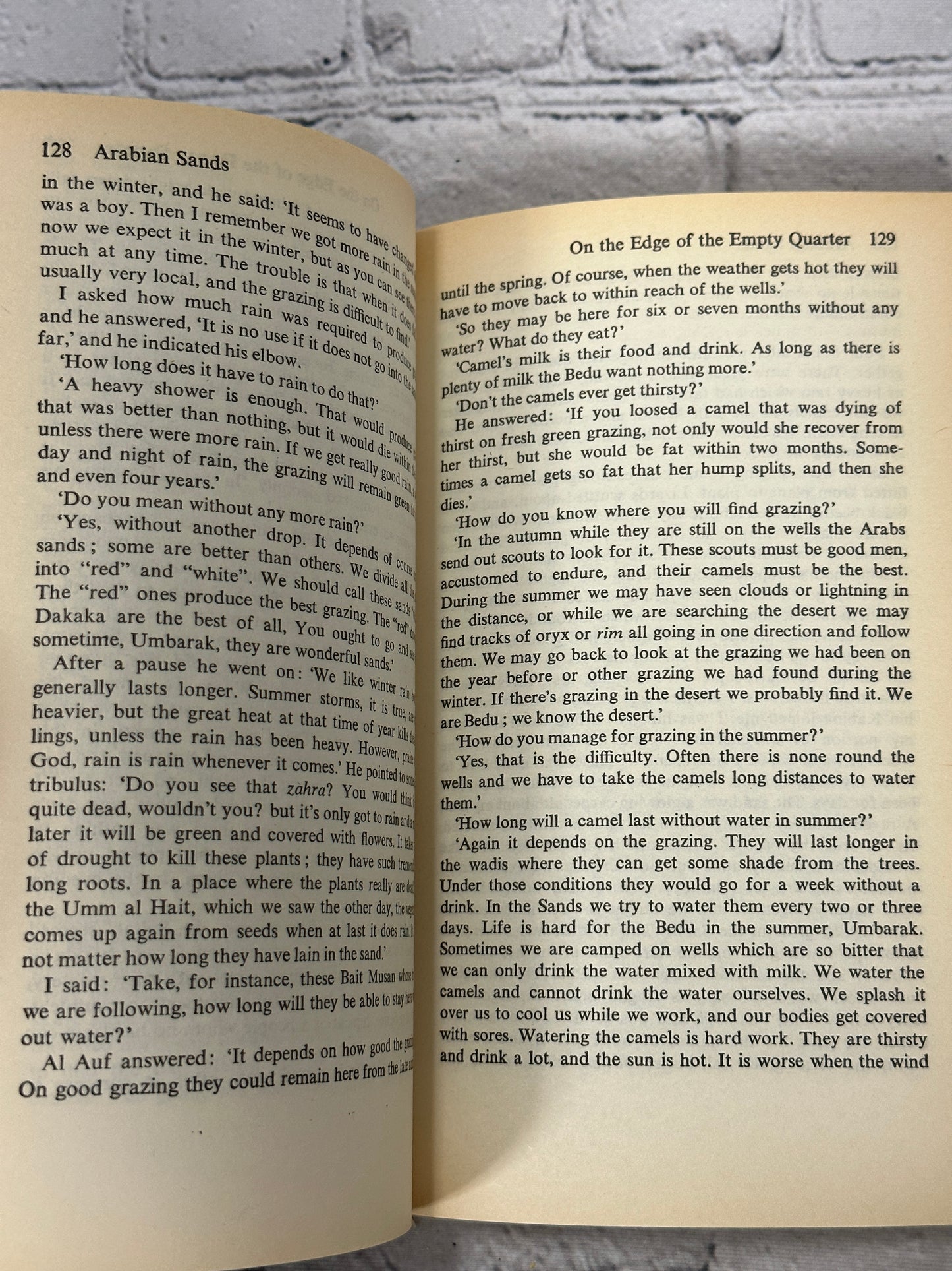 Arabian Sands By Wilfred Thesiger [1984]