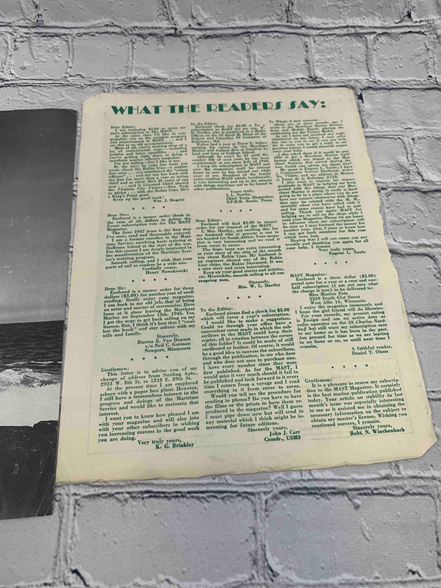 The Mast Magazine (January 1948)