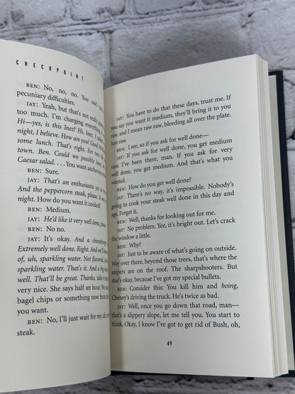 Checkpoint by Nicholson Baker [1st Edition Uncorrected Proof · 2004]