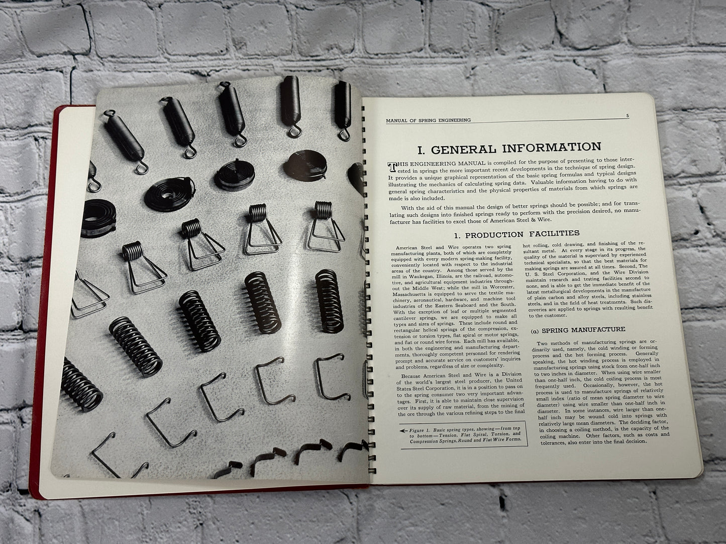 Manual of Spring Engineering [American Steel & Wire · 1956]