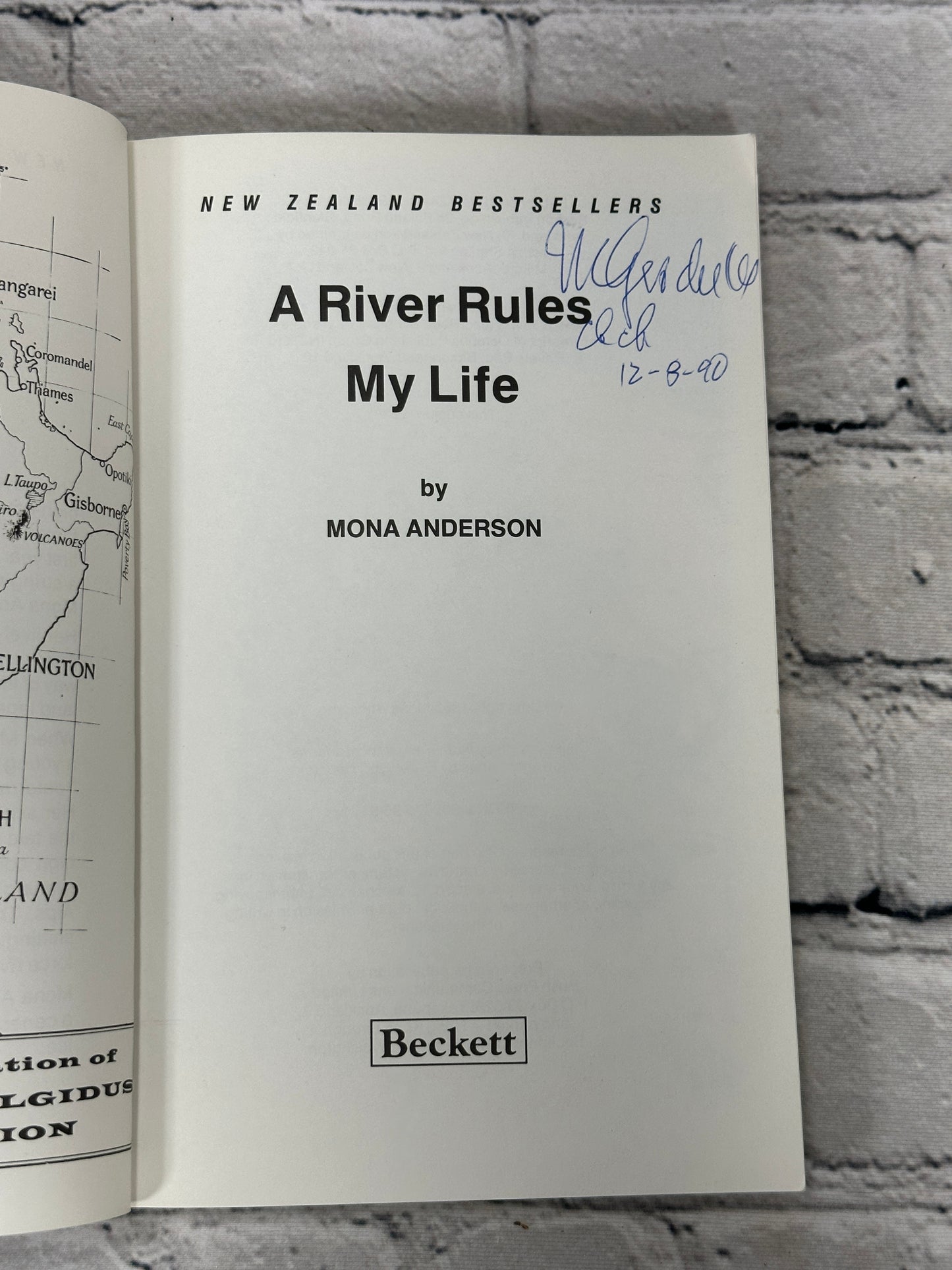 A River Rules My Life by Mona Anderson [1988]