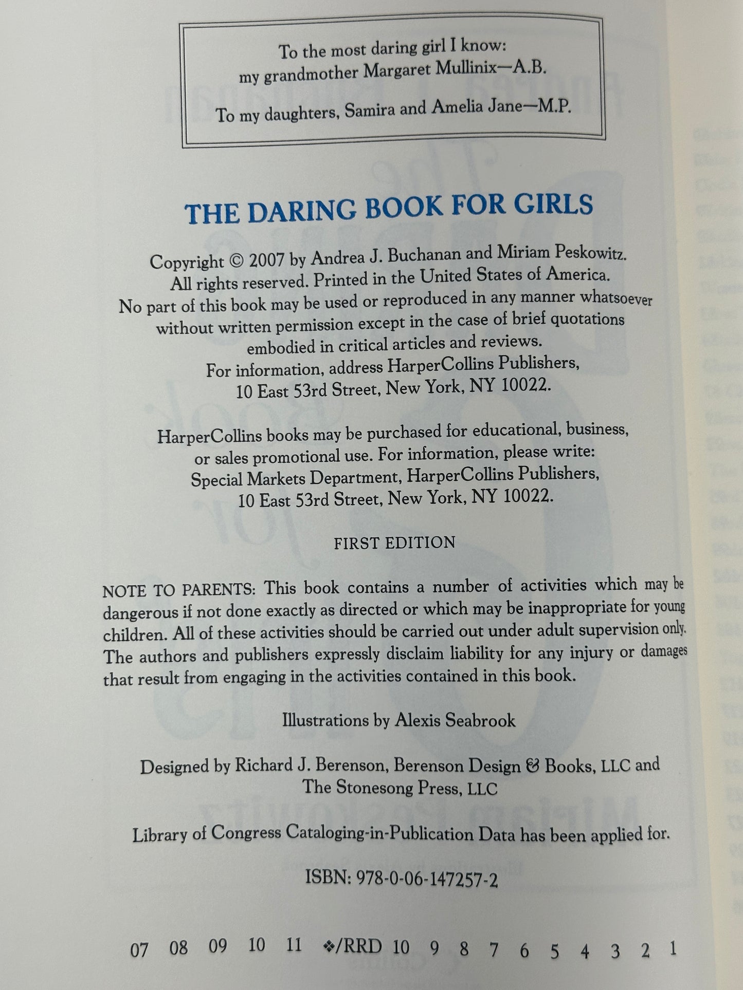The Darling Book For Girls by Miriam Peskowitz [2007]