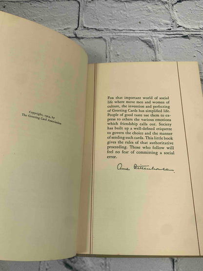 The Etiquette of Greeting Cards