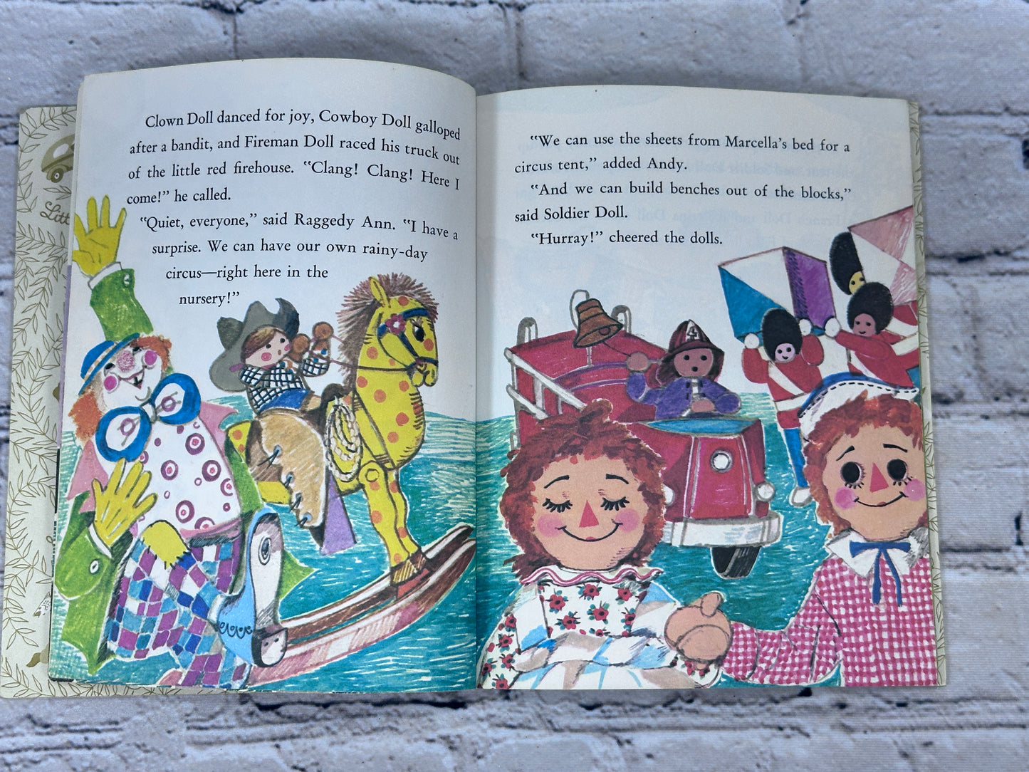 Raggedy Ann and Andy and the Rainy Day Circus [A Little Golden Book · 1973]