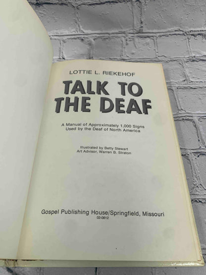 Talk to the Deaf
