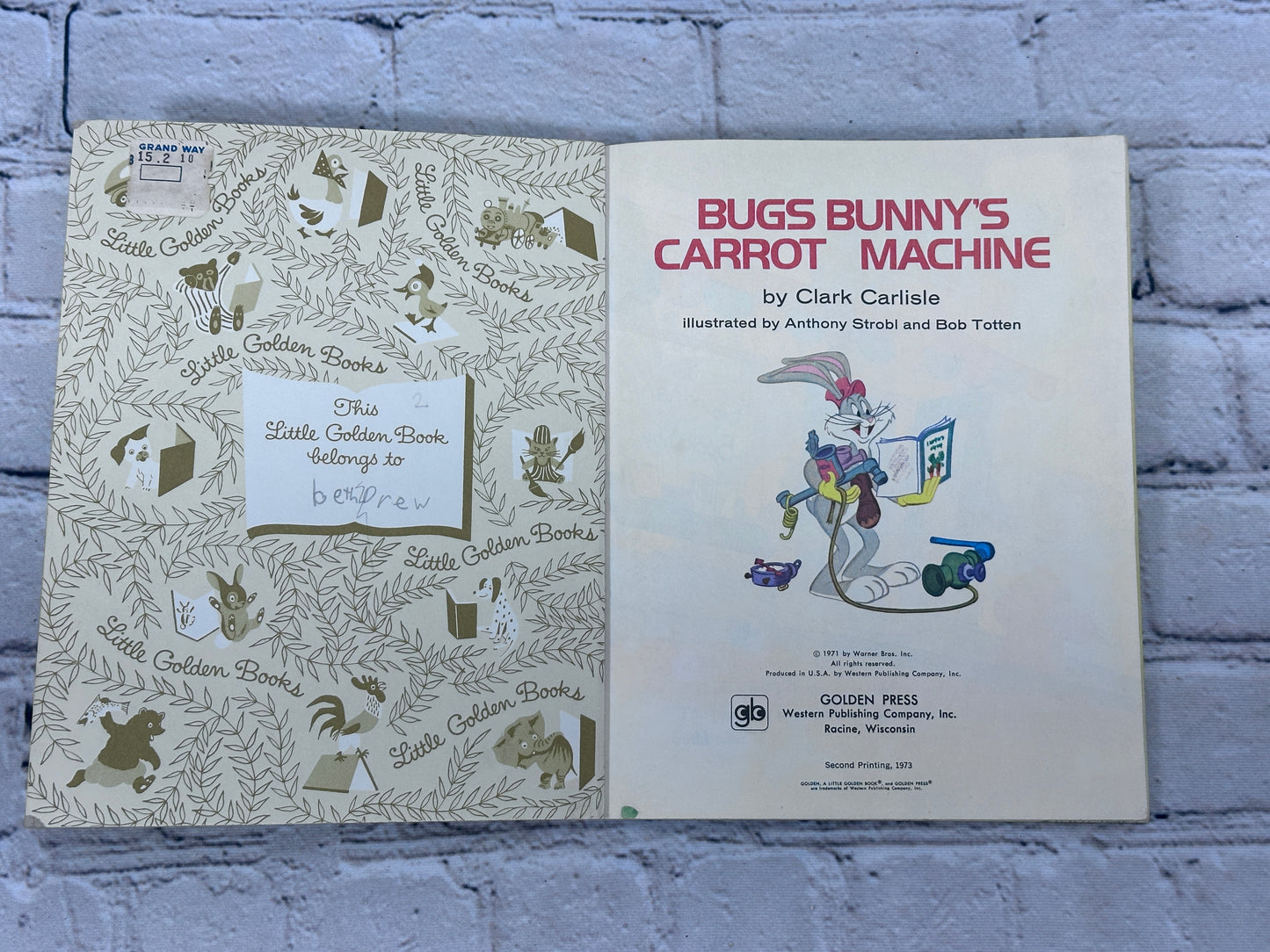 Bugs Bunny’s Carrot Machine [A Little Golden Book · 1973]