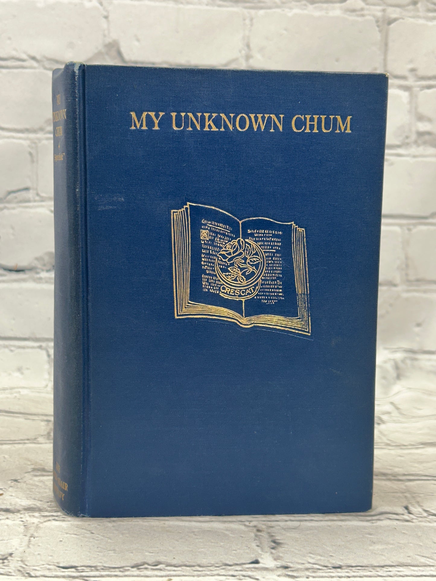 My Unkown Chum "Aguecheek" Foreword By Henry Garrity [1916]