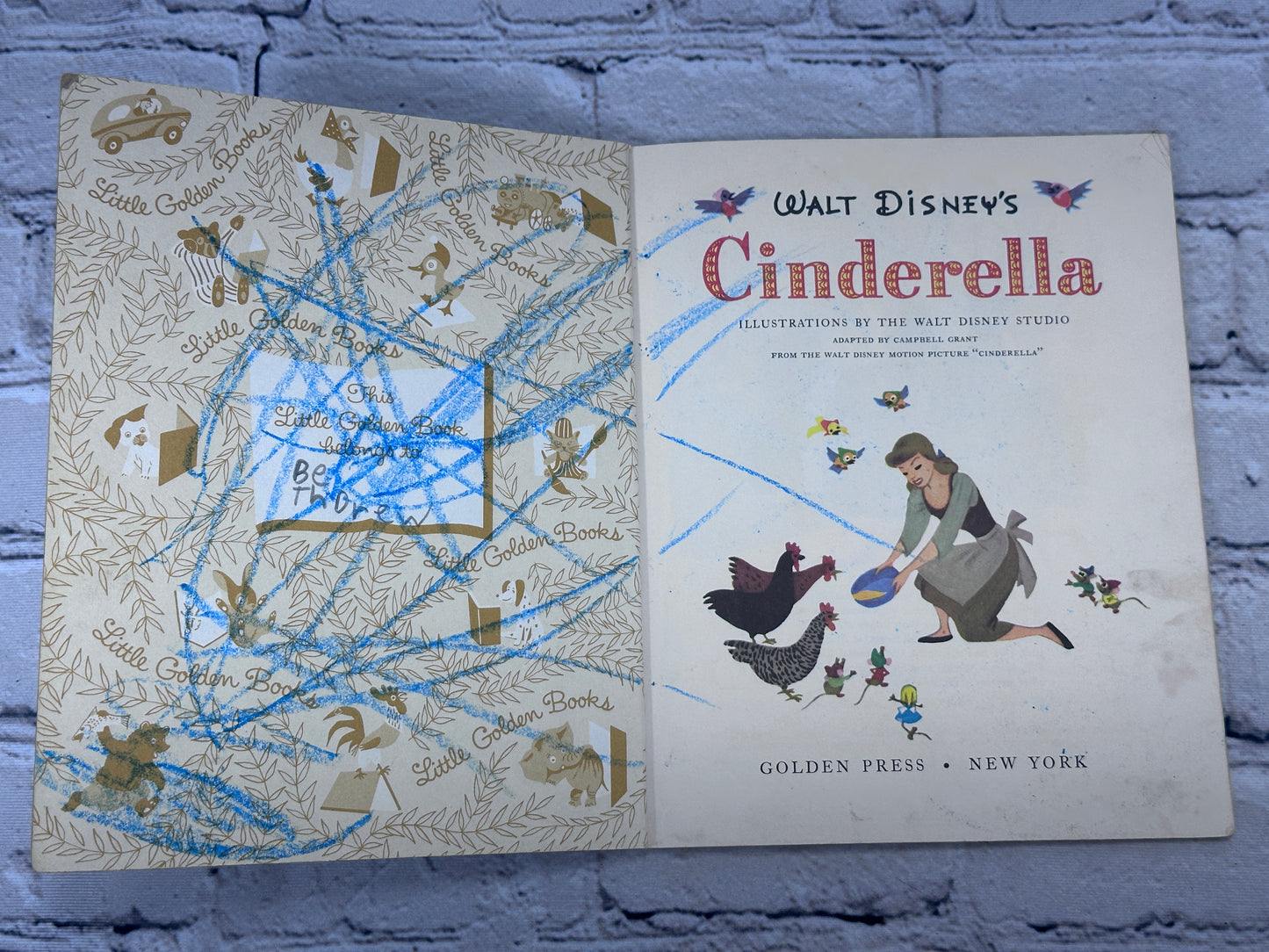 Walt Disney's Cinderella [A Little Golden Book · 1968]