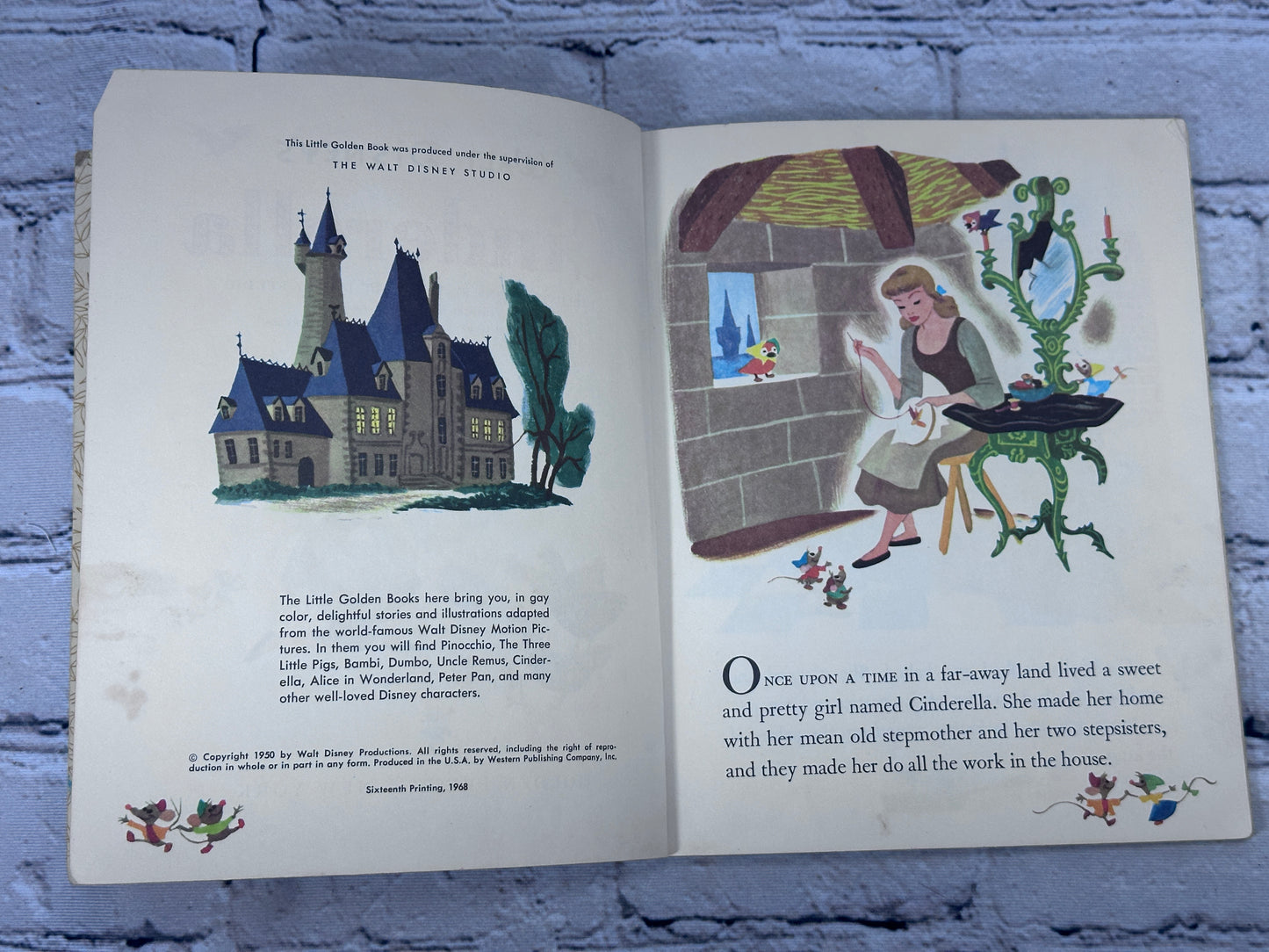 Walt Disney's Cinderella [A Little Golden Book · 1968]