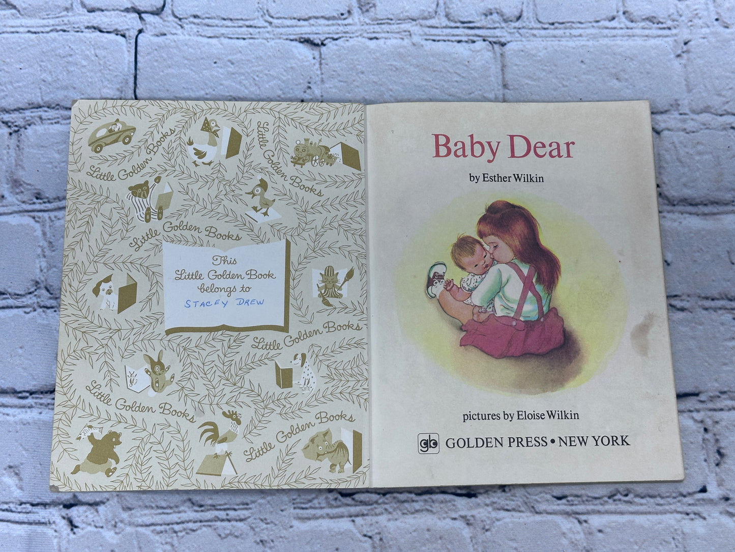 Baby Dear byEsther Wilkin [A Little Golden Book · 2nd Print · 1971]