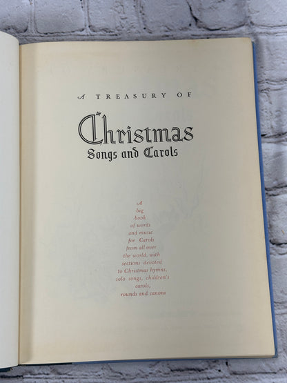 A Treasury of Christmas Songs and Carols by Henry W. Simon [1st Edition · 1955]