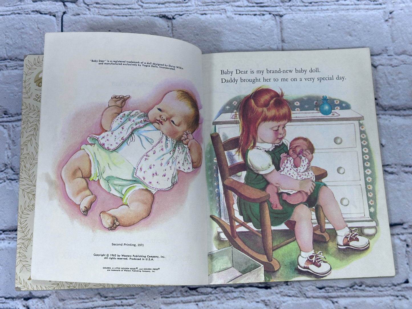 Baby Dear byEsther Wilkin [A Little Golden Book · 2nd Print · 1971]