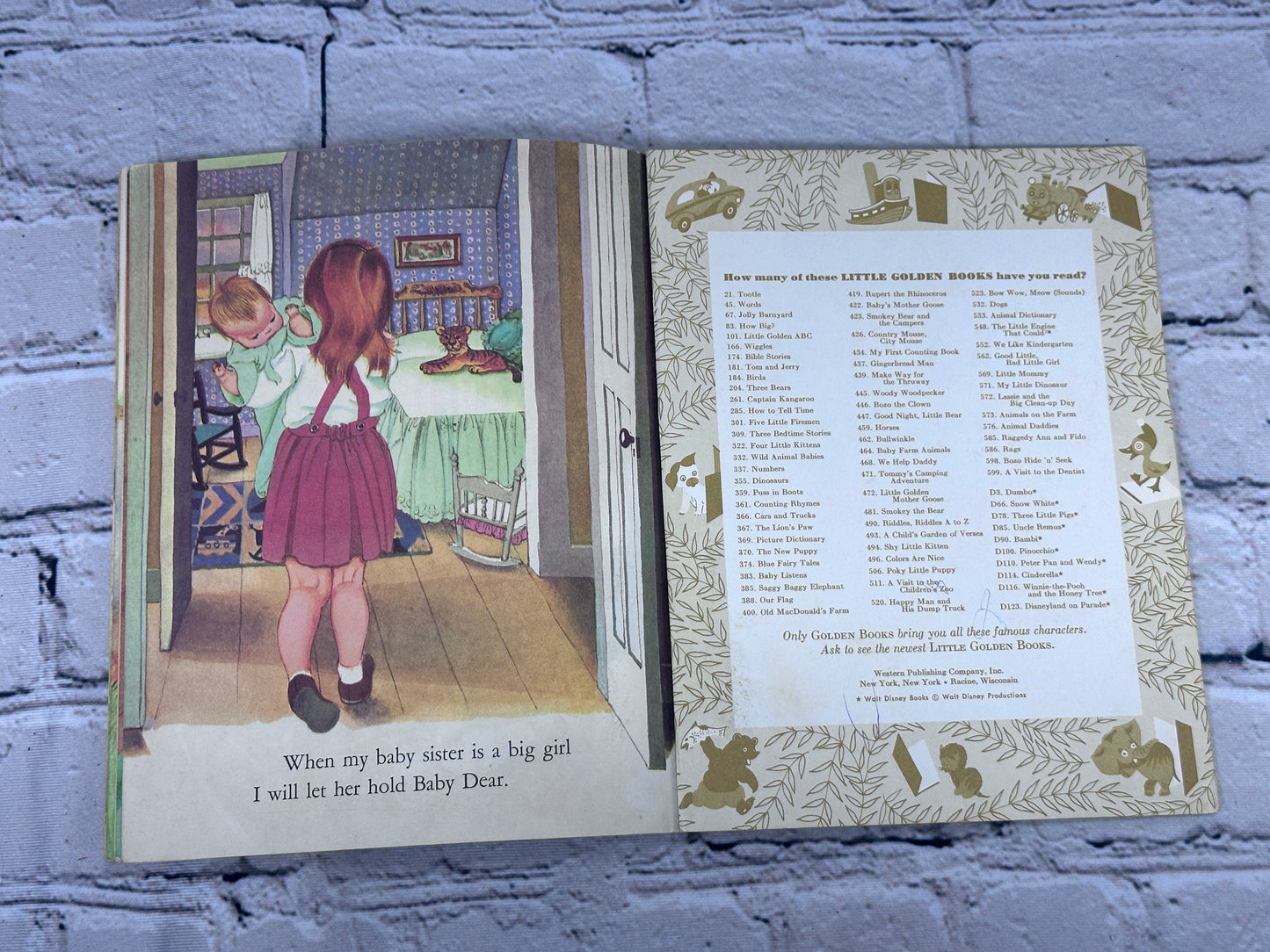 Baby Dear byEsther Wilkin [A Little Golden Book · 2nd Print · 1971]