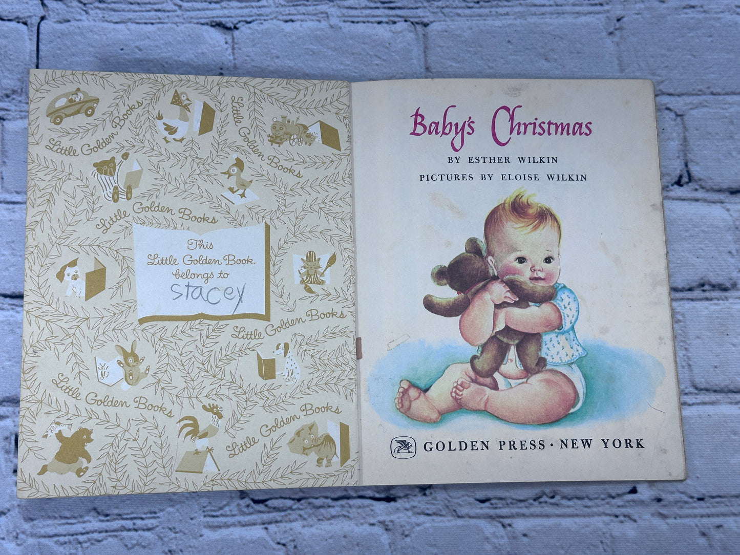 Baby's Christmas by Esther Wilkin [A Little Golden Book · 1969]