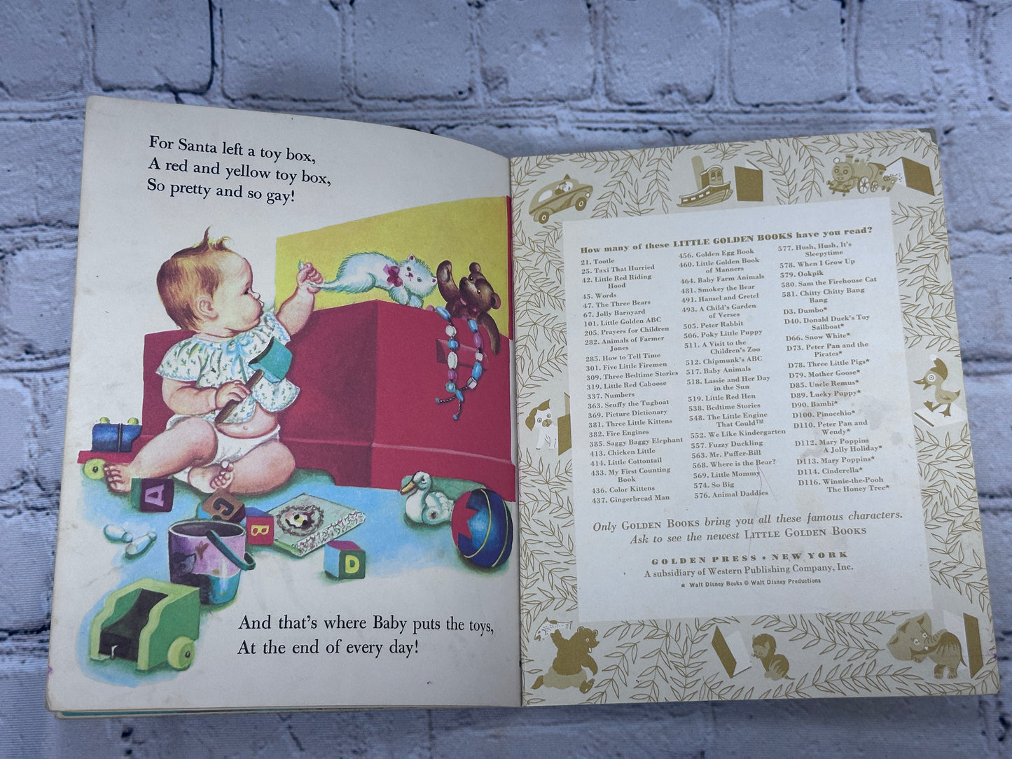 Baby's Christmas by Esther Wilkin [A Little Golden Book · 1969]