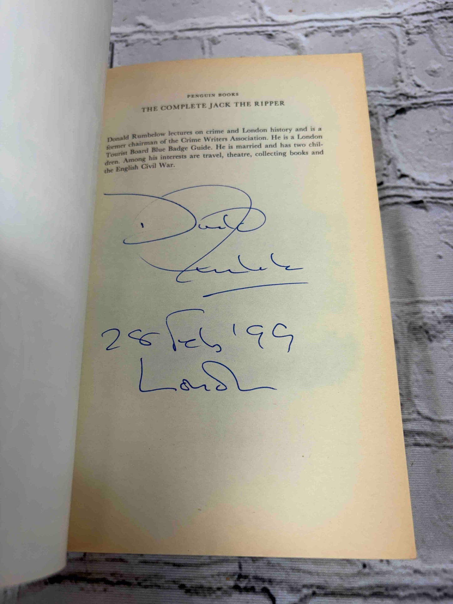 The Complete Jack the Ripper (SIGNED)