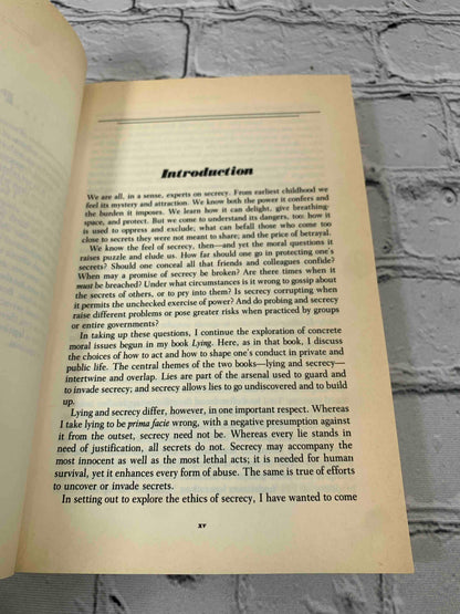 Secrets: On the Ethics of Concealment and Revelation