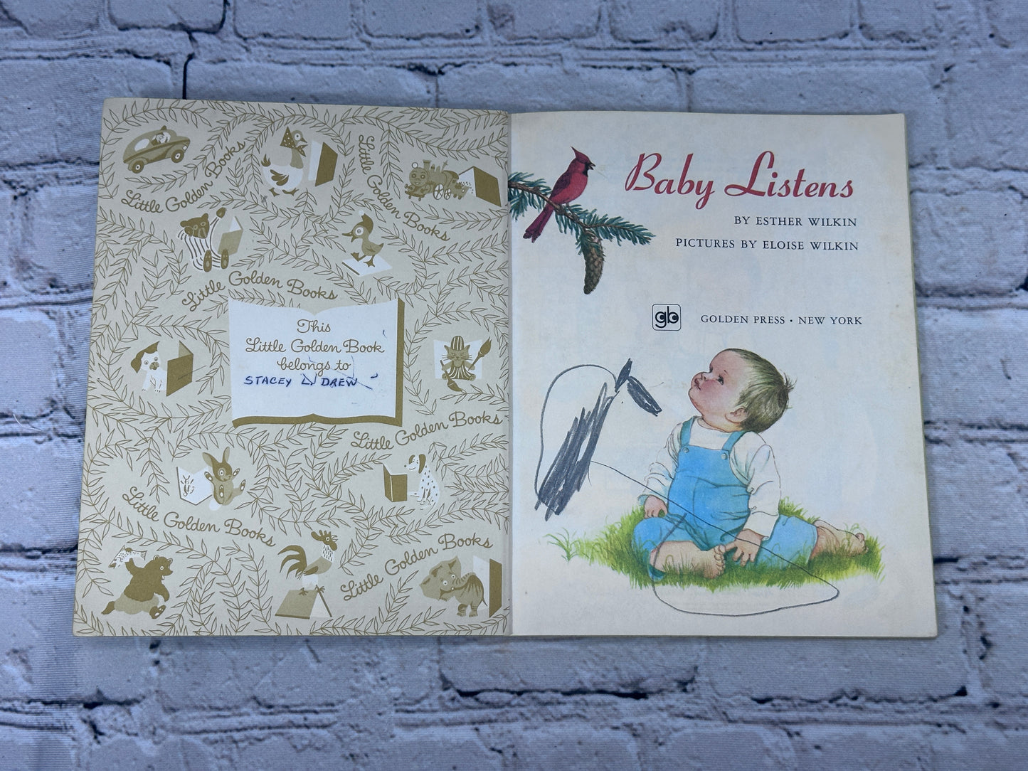 Baby Listens [ALittle Golden Book · 2nd Print · 1971]