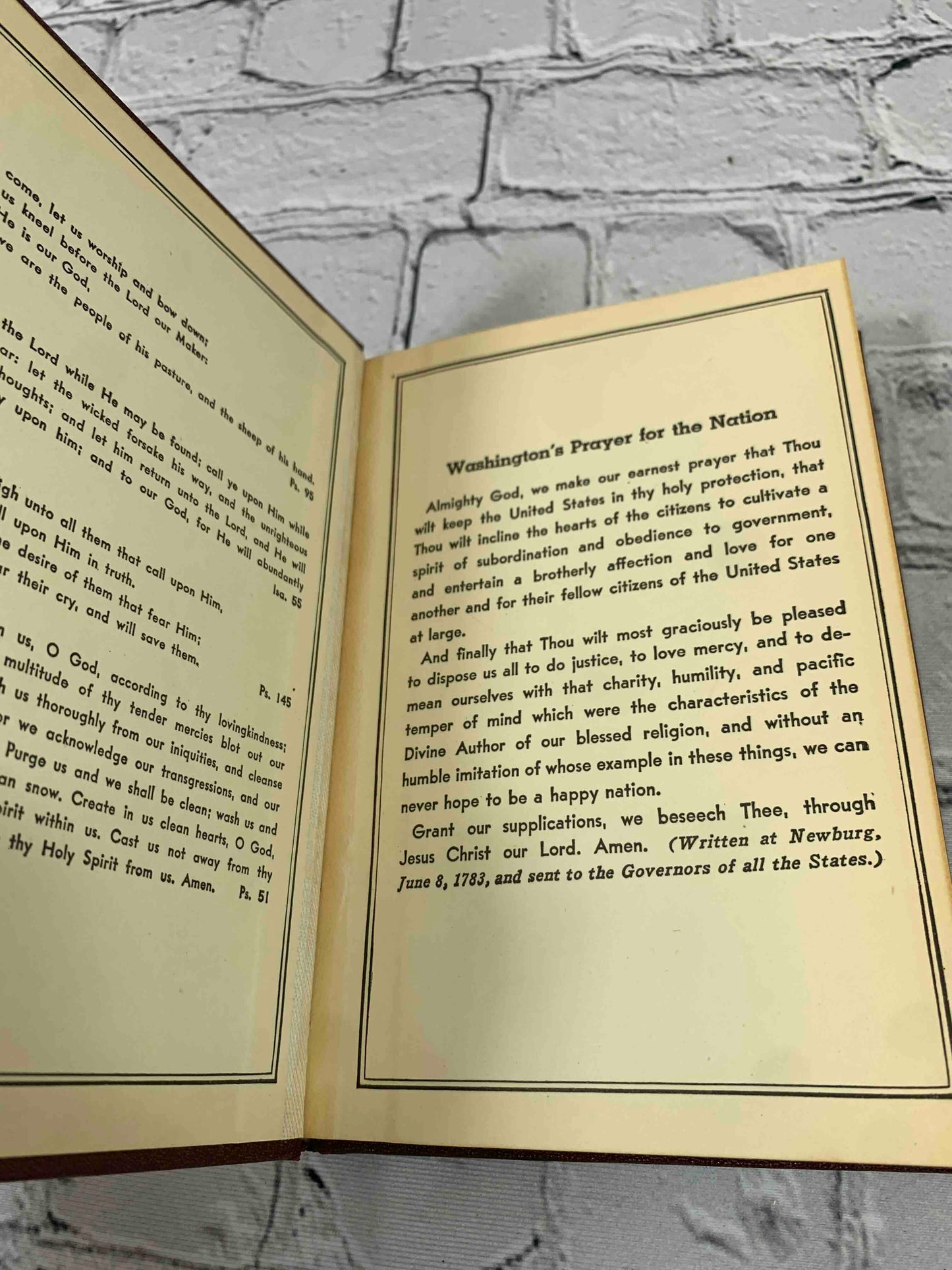 WWII Song and Service Book for Ship and Field Army & Navy
