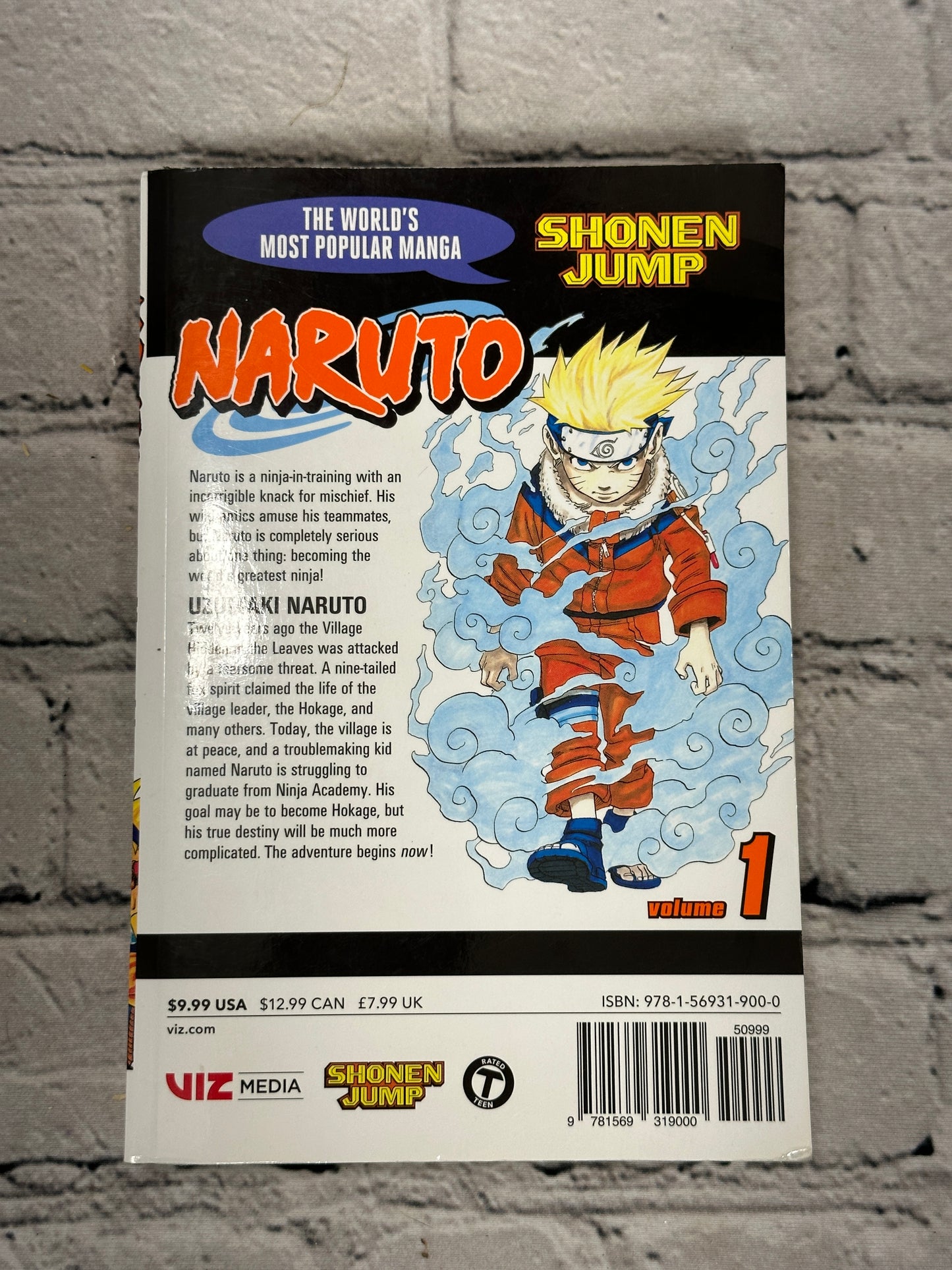 Naruto, Volume 1 by Masashi Kishimoto [2021]