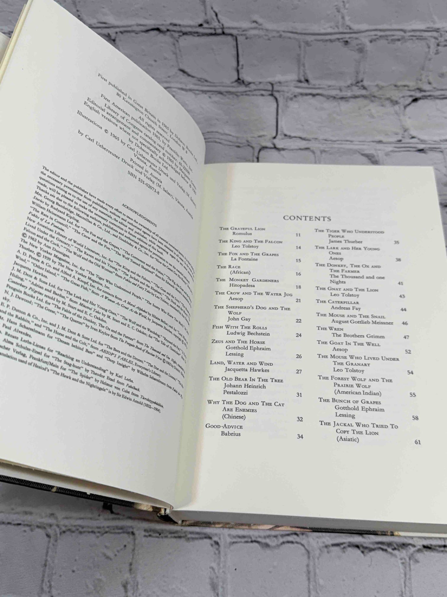 The Big Book of Animal Fables