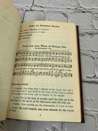 WWII Song and Service Book for Ship and Field Army & Navy