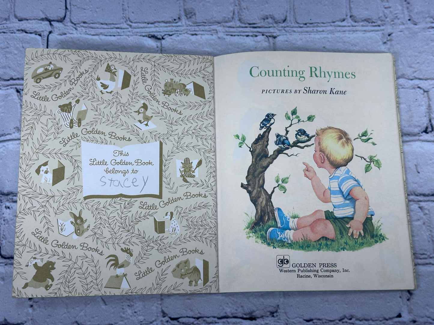 Counting Rhymes [A Little Golden Book · 6th Print · 1972]