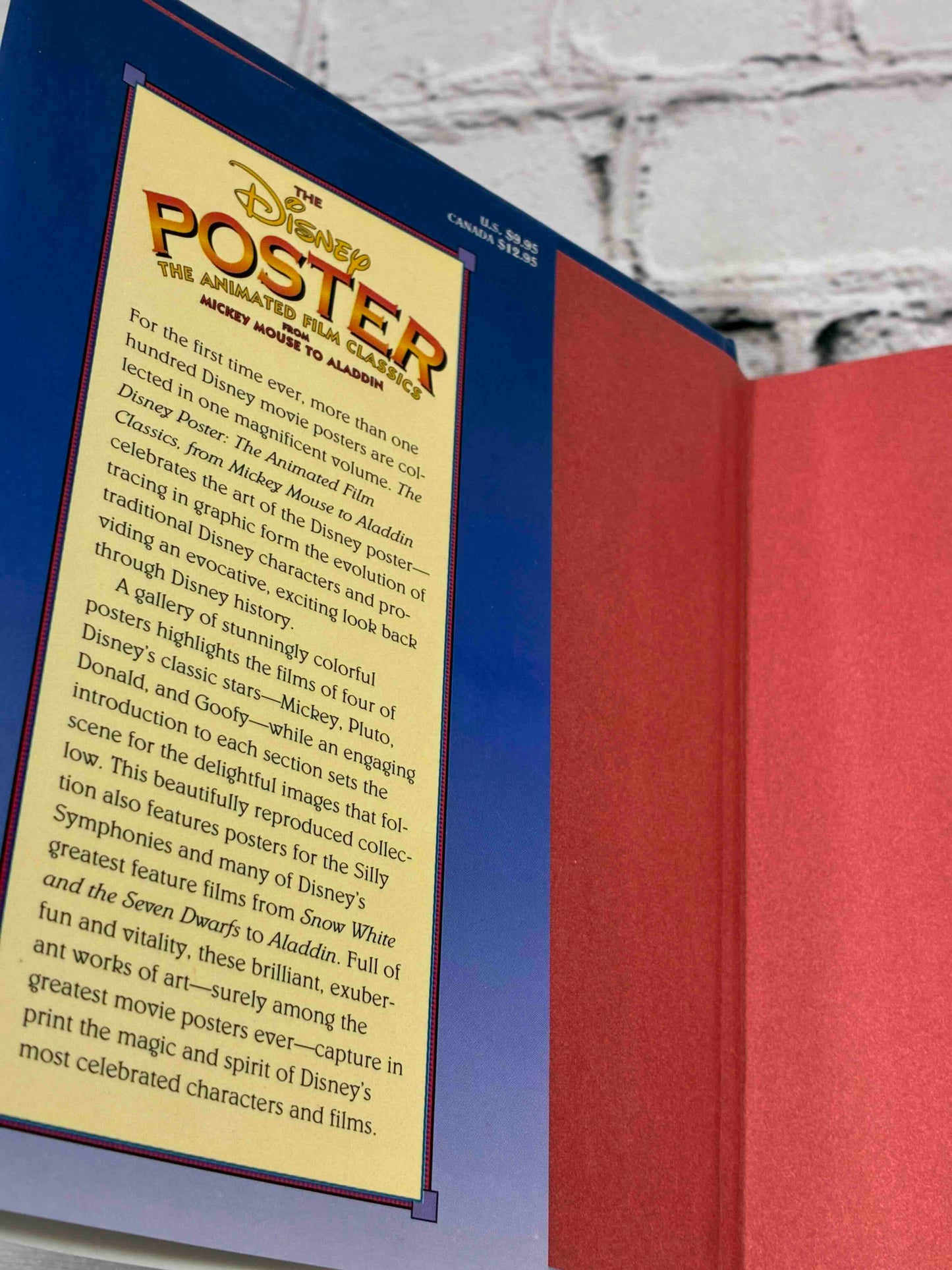The Disney Poster: The Animated Film Classics from Mickey Mouse to Aladdin