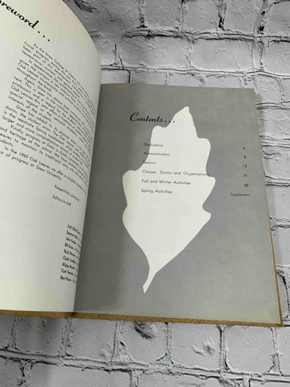 Oak Leaves Drew University Yearbook (Madison, NJ 1959)