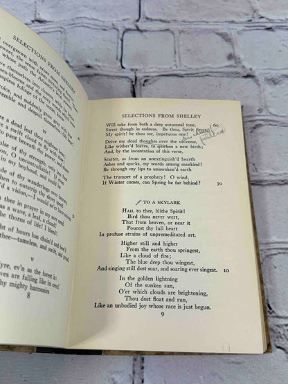 Selections from Shelley and Keats