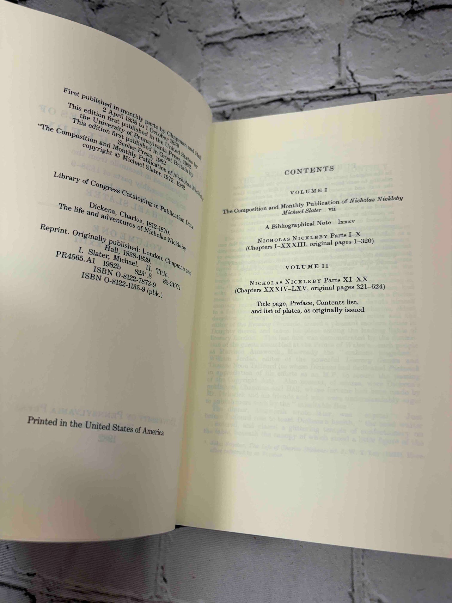 The Life and Adventures of Nicholas Niventures of Nicholas Nickleby: (2 Vols. Set)
