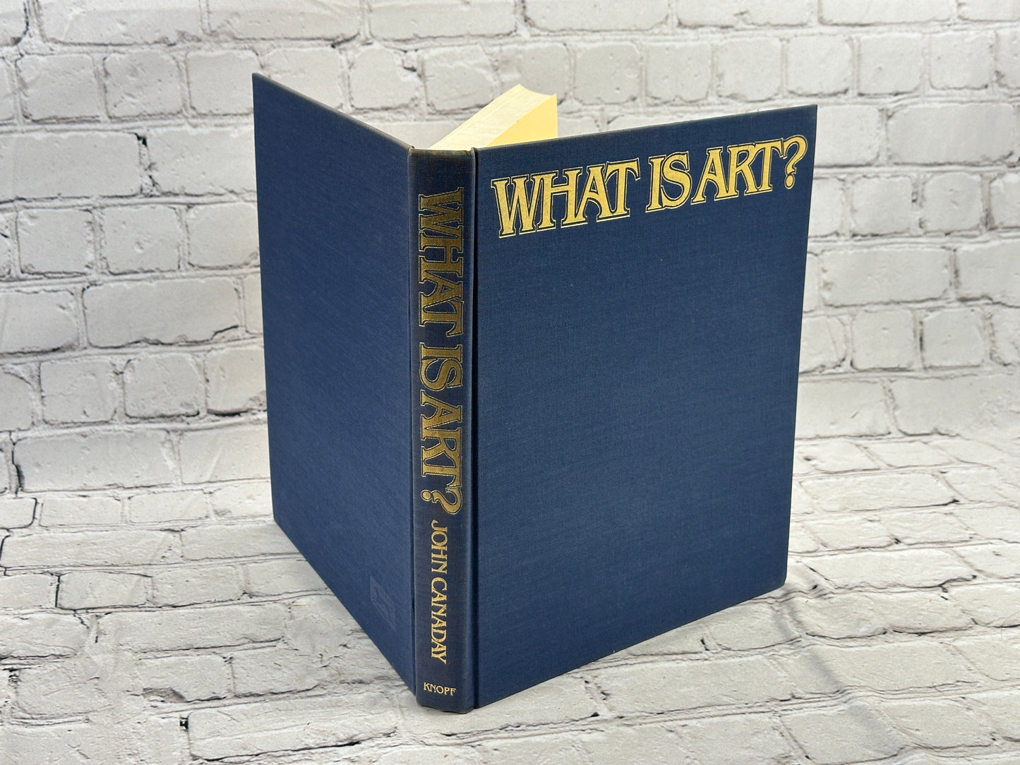 What is Art? An Introduction to Painting ...By John Canaday [1st Edition · 1980]