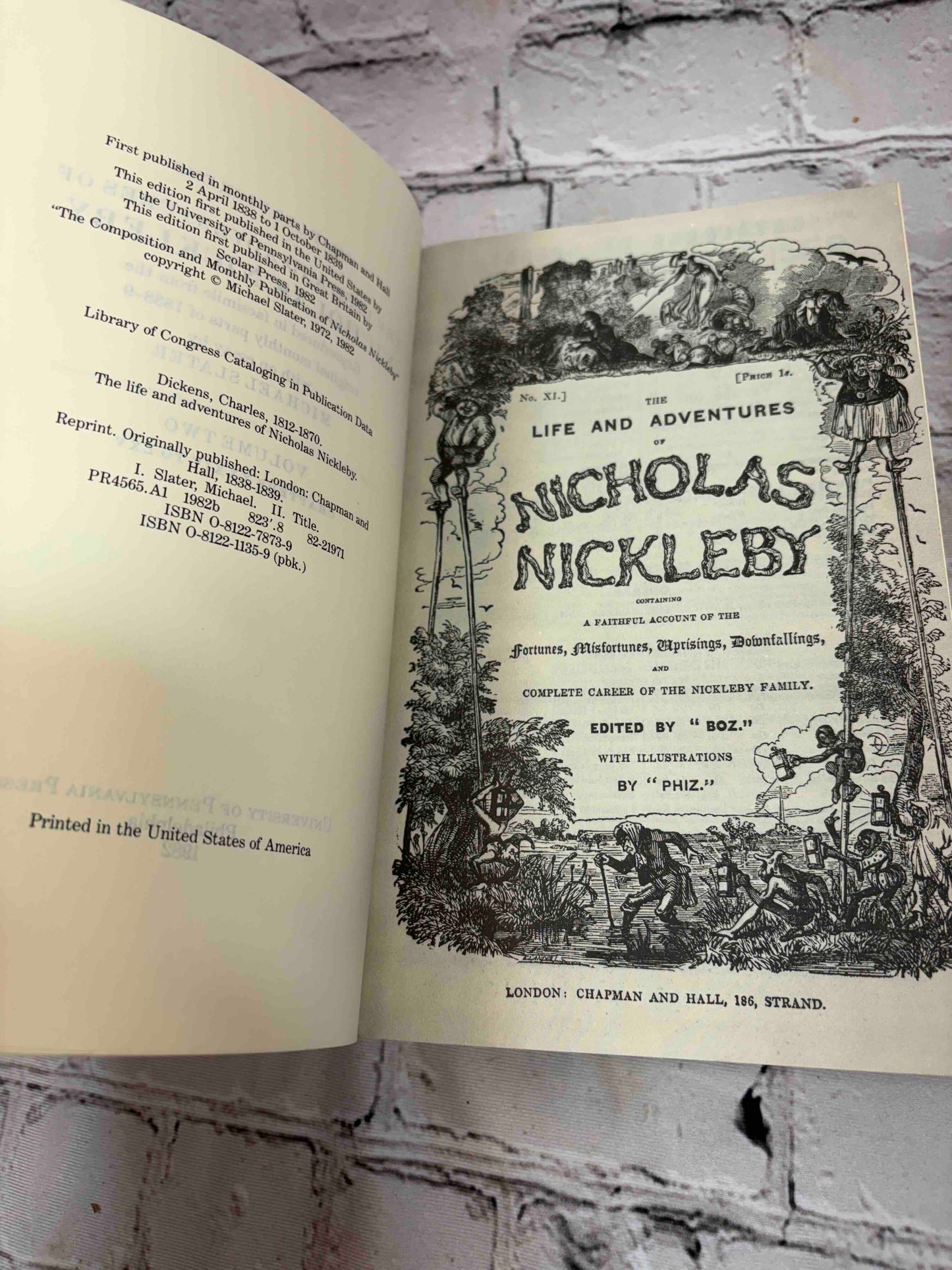 The Life and Adventures of Nicholas Niventures of Nicholas Nickleby: (2 Vols. Set)