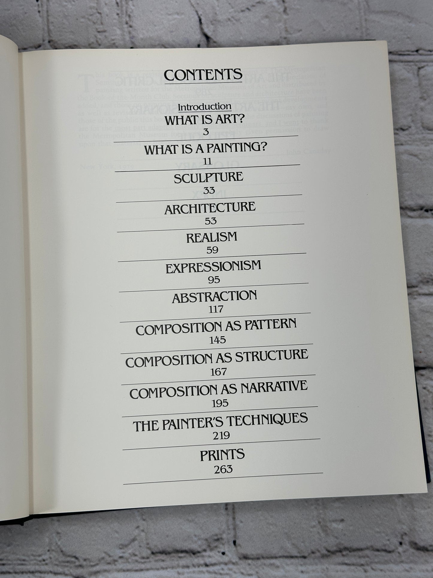 What is Art? An Introduction to Painting ...By John Canaday [1st Edition · 1980]