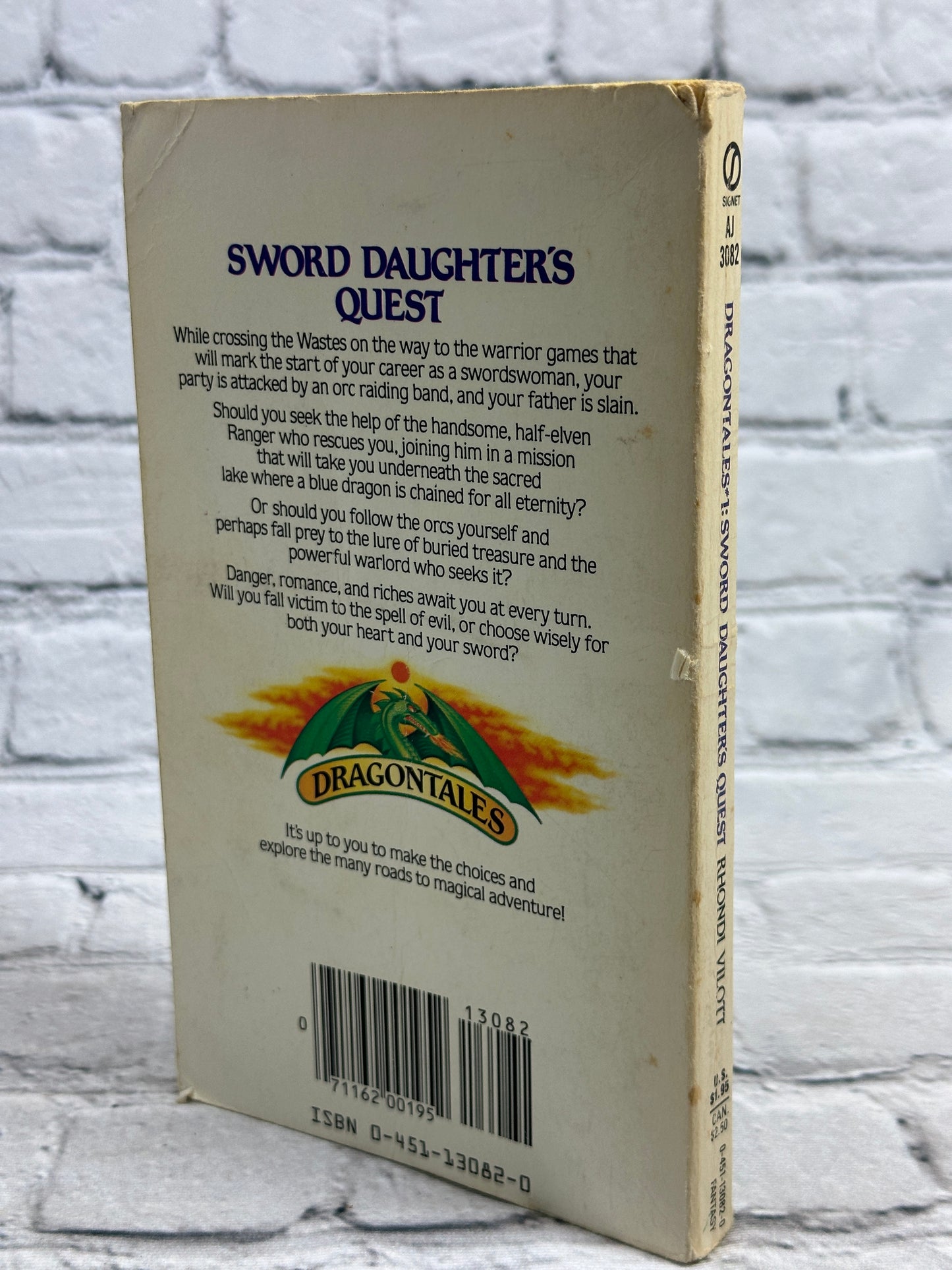 Sword Daughters Quest: Dragontales #1 by Rhondi Vilott [1984 · First Printing]