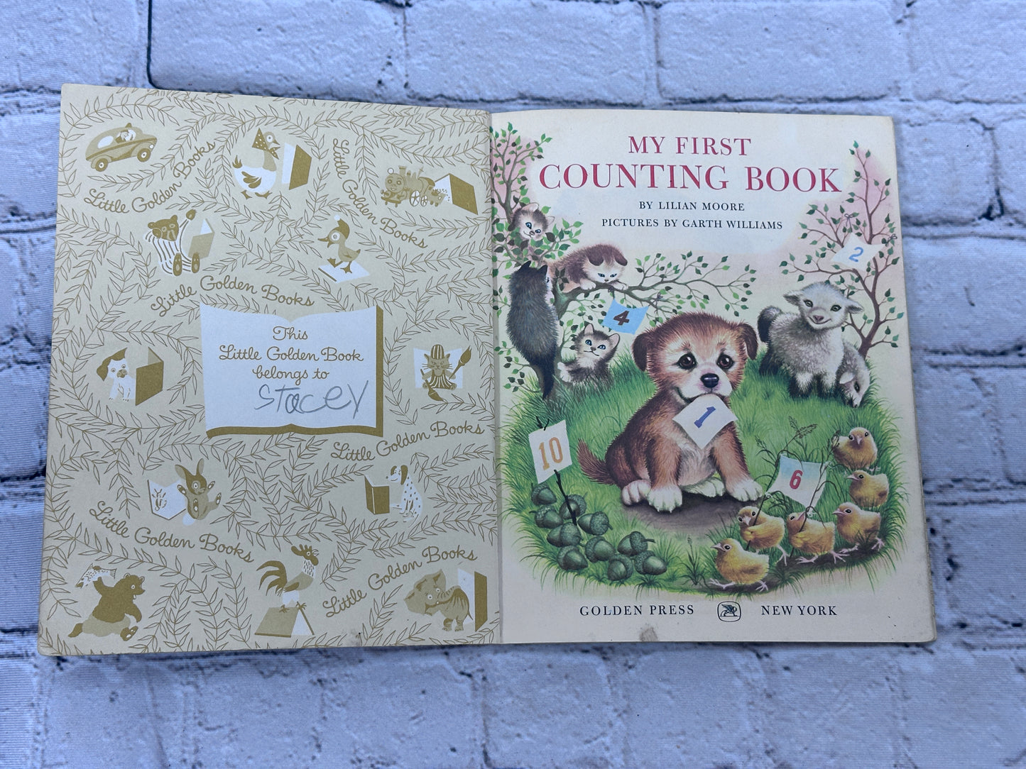 My First Counting Book [A Little Golden Book]