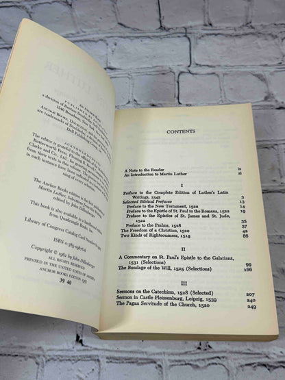 Martin Luther: Selections From His Writings