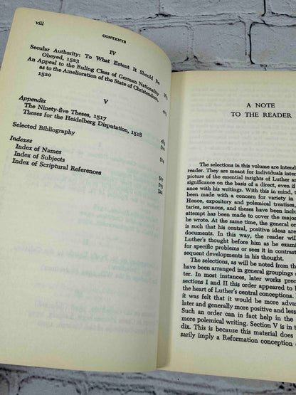 Martin Luther: Selections From His Writings